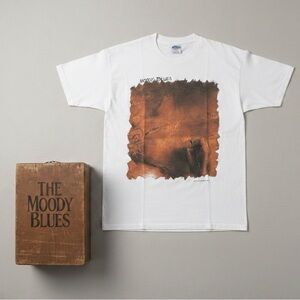 Vintage 1992 Moody Blues Keys of the Kingdom Tour Shirt Brockum White Band OS